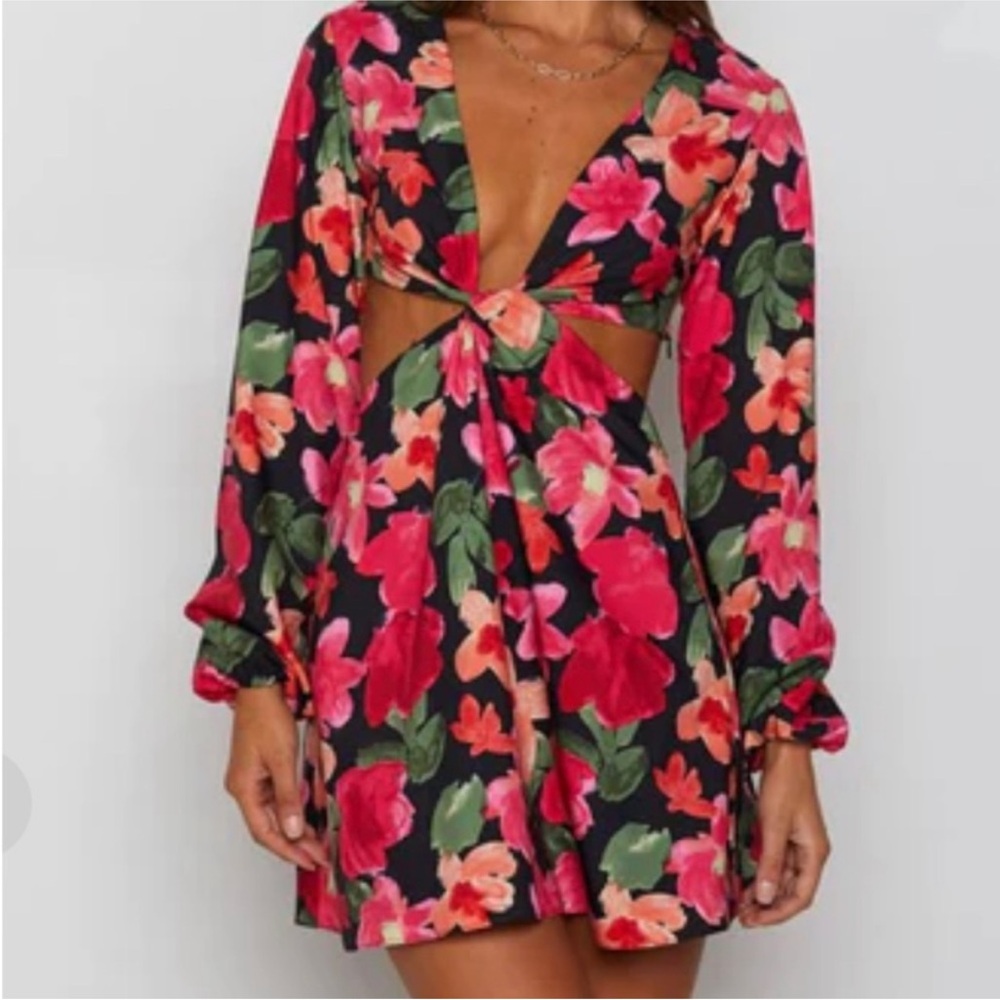 Beginning Boutique Mars Twist Mini Dress